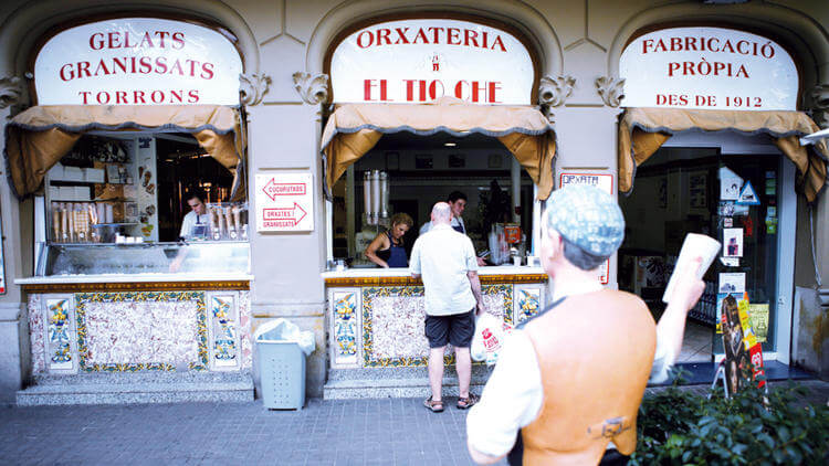 El Tío Che horchata and ice cream shop Poblenou Barcelona