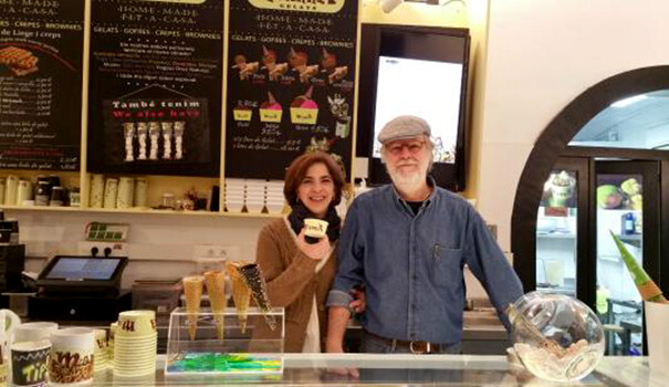 Mannà Gelats ice cream shop Gothic Quarter Barcelona