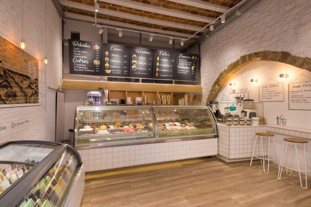 Gelateria La Palau Barcelona, ice cream shop opposite the Palau de la Música