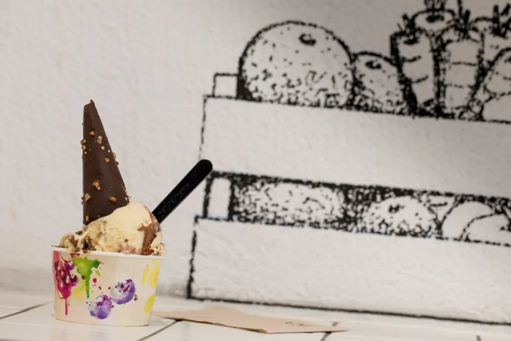 Helado en tarrina